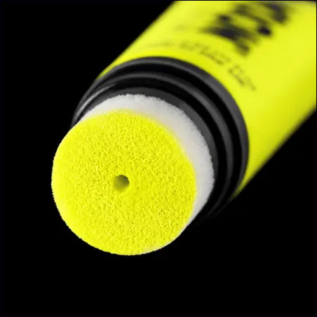 Maquillage fluo UV avec applicateur éponge - 75 ml - Jaune